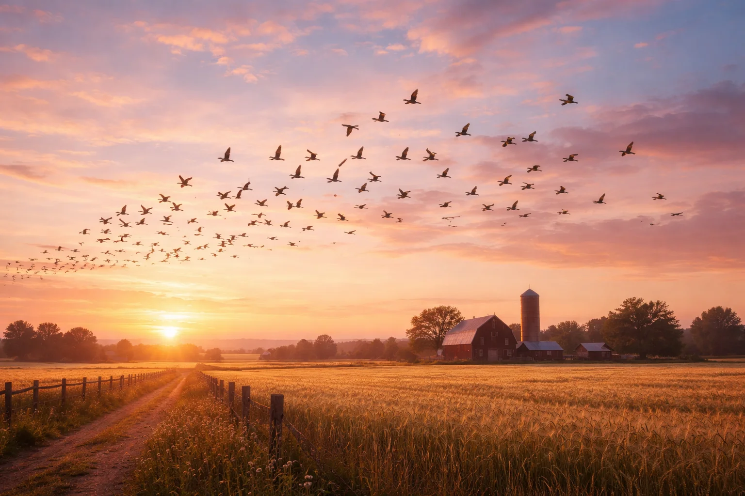 Symbolic and Spiritual Meaning of a Flock of Birds