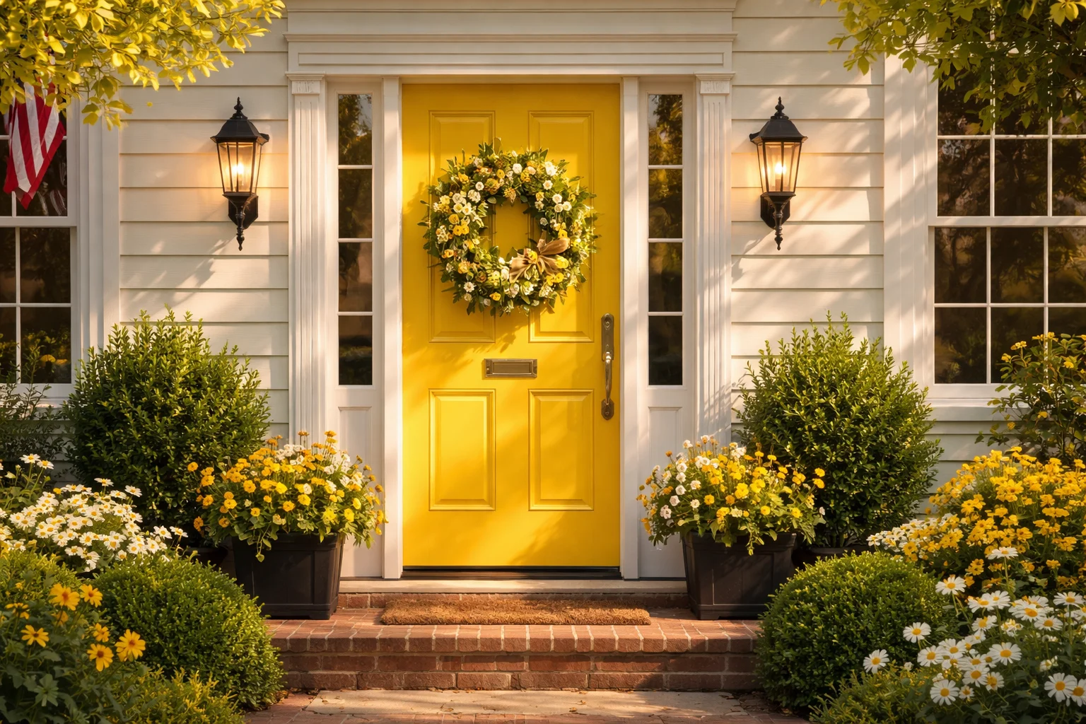 Symbolism and Spiritual Meaning of a Yellow Door
