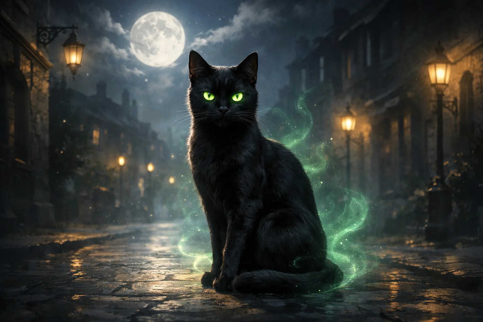 Black Cat with Green Eyes Spiritual Meaning: USA Symbolism Explained