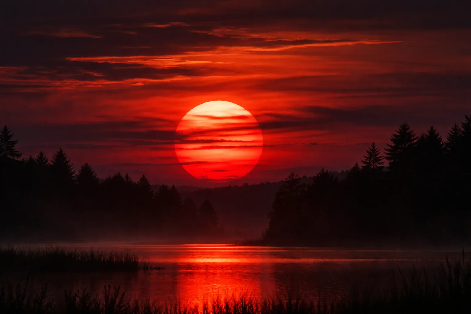 Blood Red Sun Spiritual Meaning and Symbolism