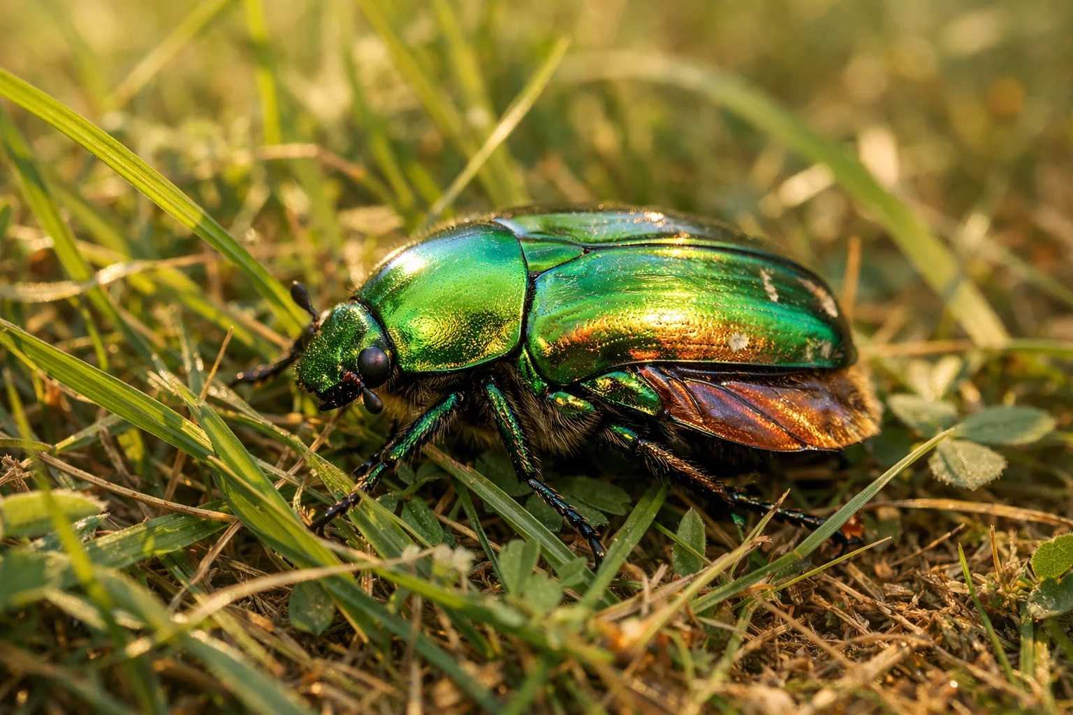 Green June Beetle Spiritual Meaning and Symbolism