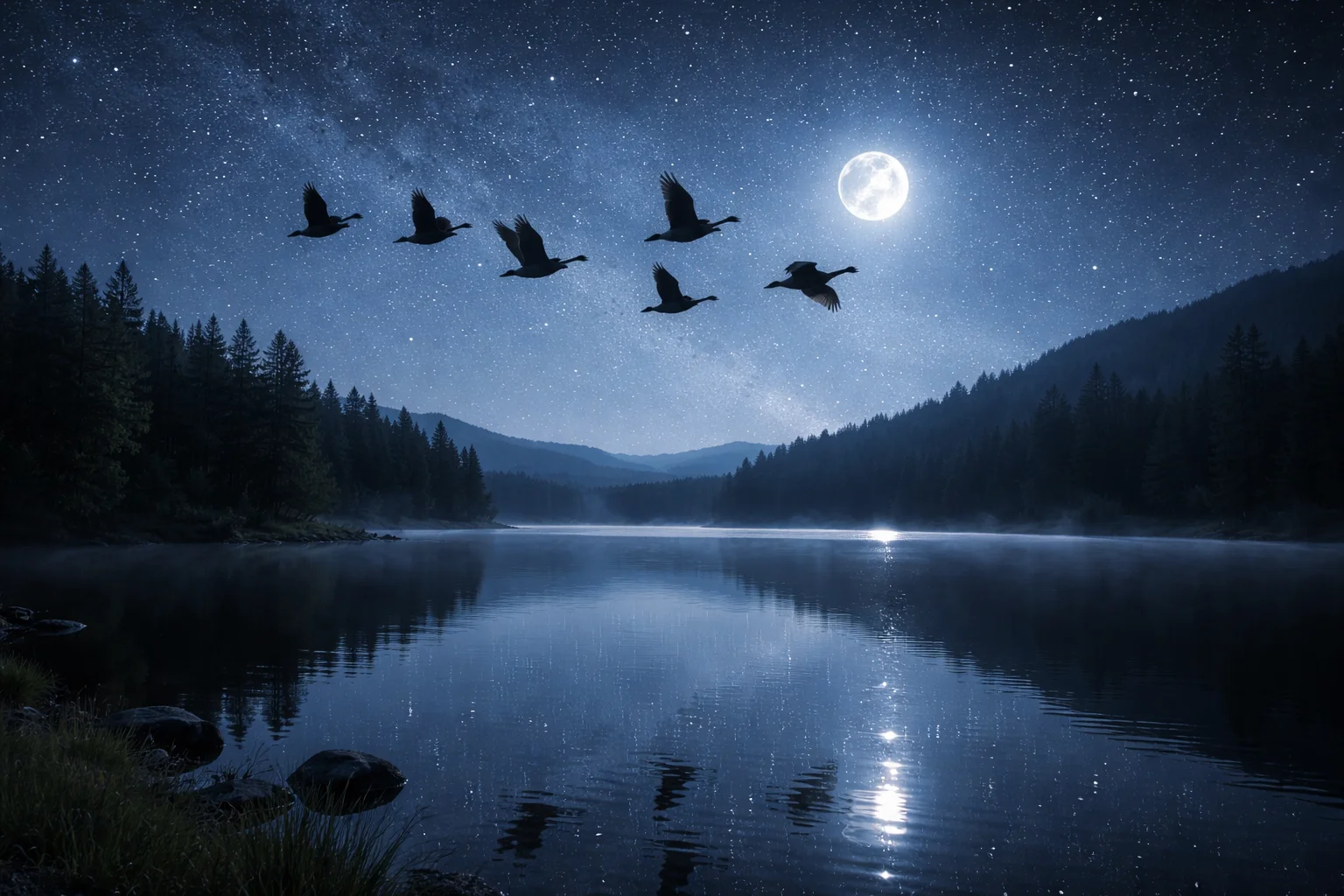 Hearing Geese at Night Spiritual Meaning and Symbolism