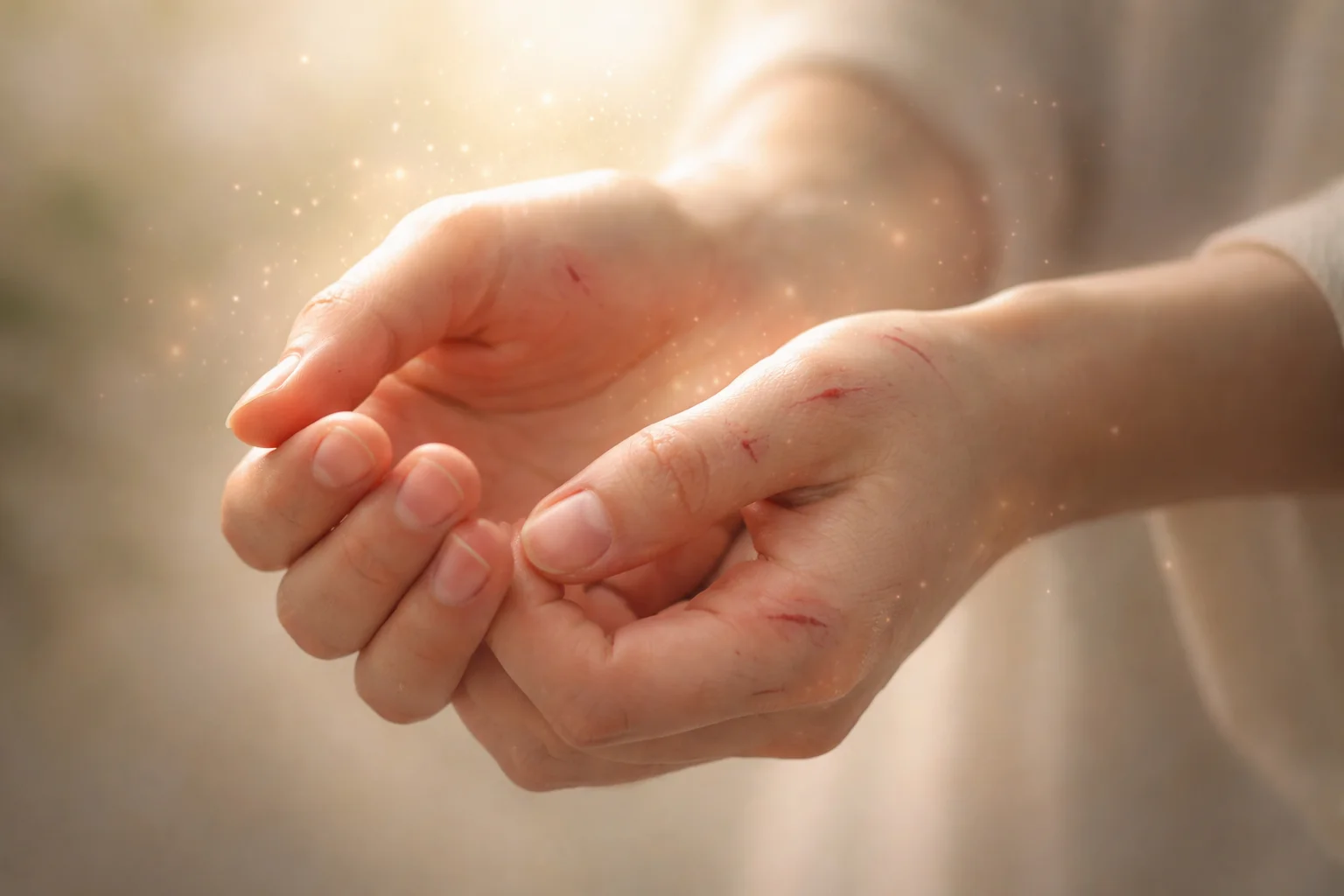 Random Cuts on Hands Spiritual Meaning and Symbolism