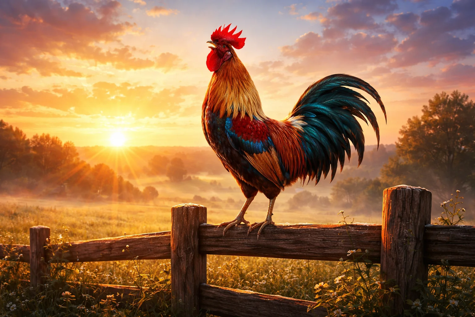 Rooster Spiritual Meaning and Symbolism Interpretation