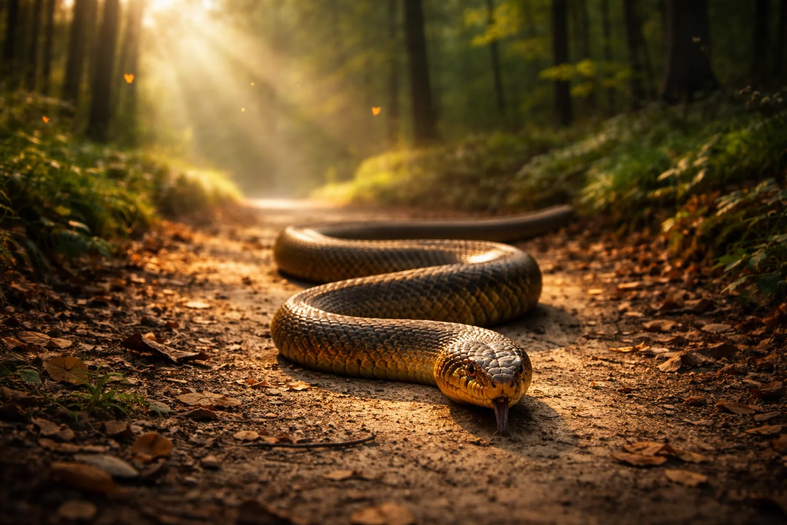 Spiritual Meaning of a Snake Crossing Your Path