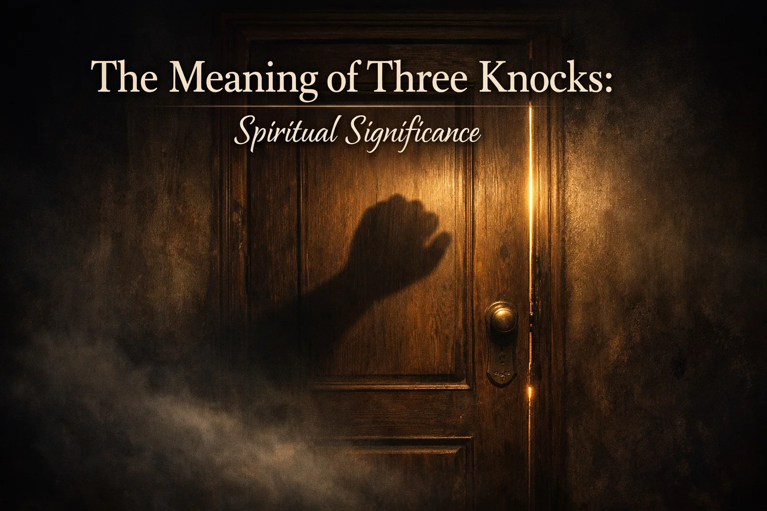 Symbolic and Spiritual Meaning of 3 Knocks