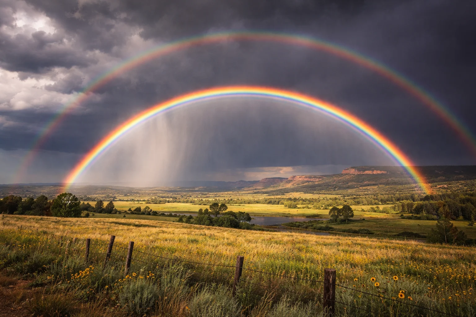 Symbolism and Spiritual Meaning of a Double Rainbow