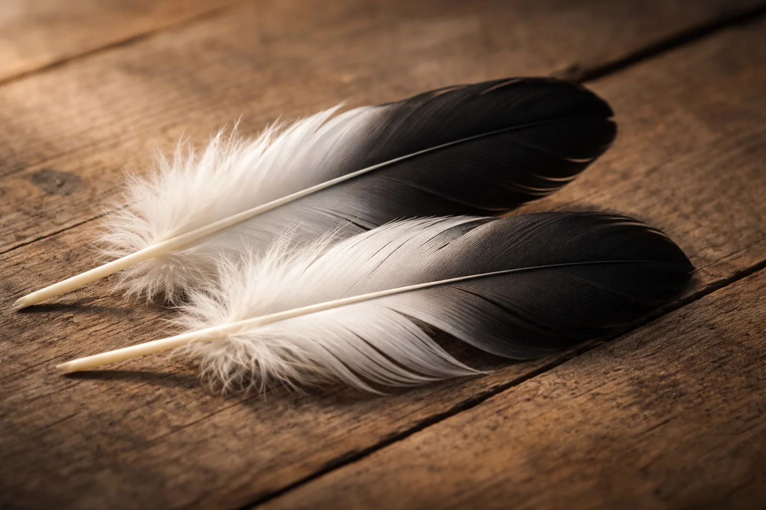  Symbols and Spiritual Meaning of Black and White Feathers