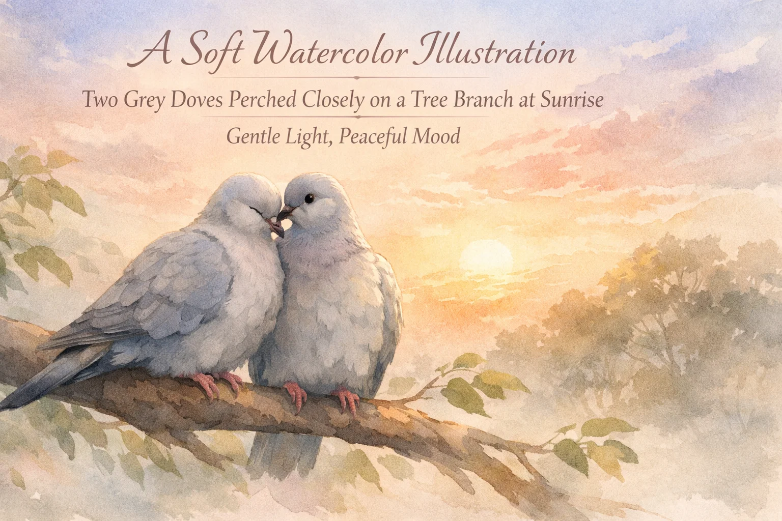 Two Grey Doves Spiritual Meaning and Symbolic