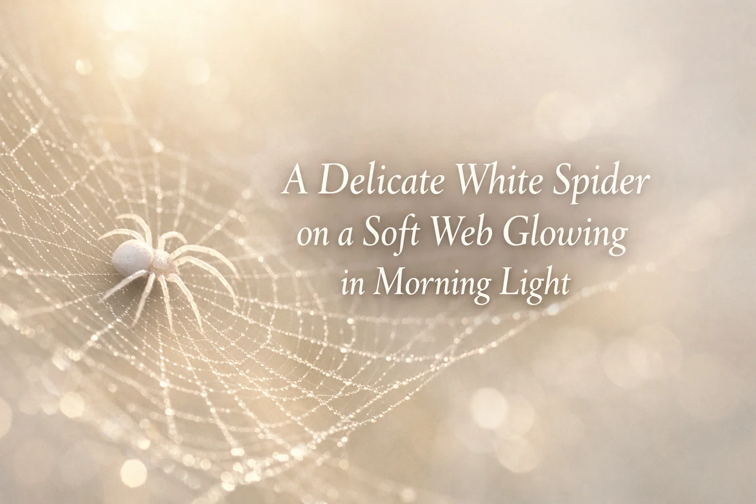 White Spider Spiritual Meaning and Symbolic