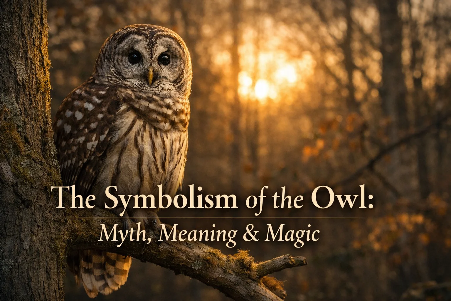 Barred Owl Spiritual Meaning and Symbolism