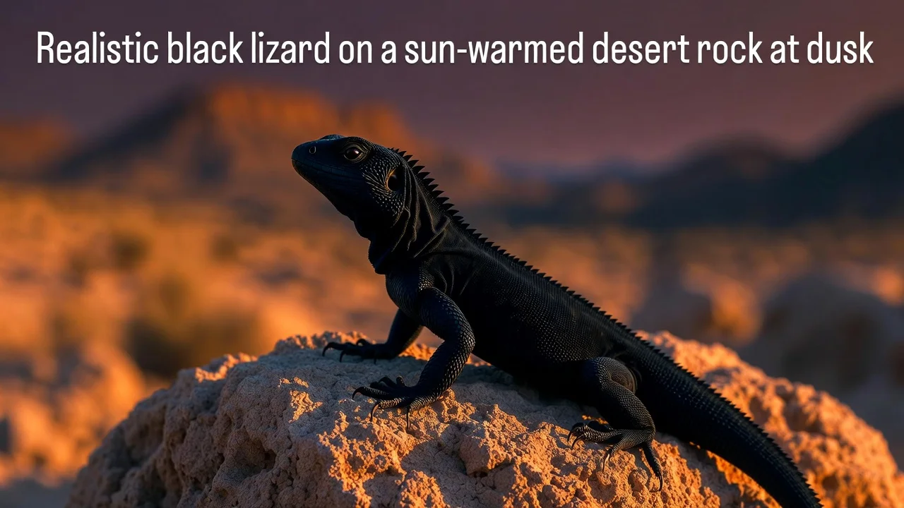 Black Lizard Spiritual Meaning and Symbolism