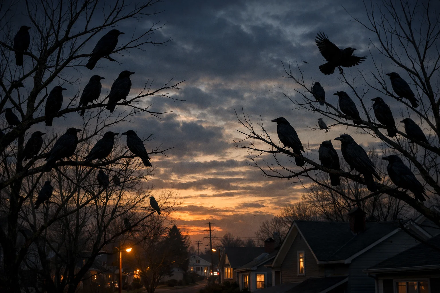 Crows Gathering in Large Numbers Spiritual Meaning