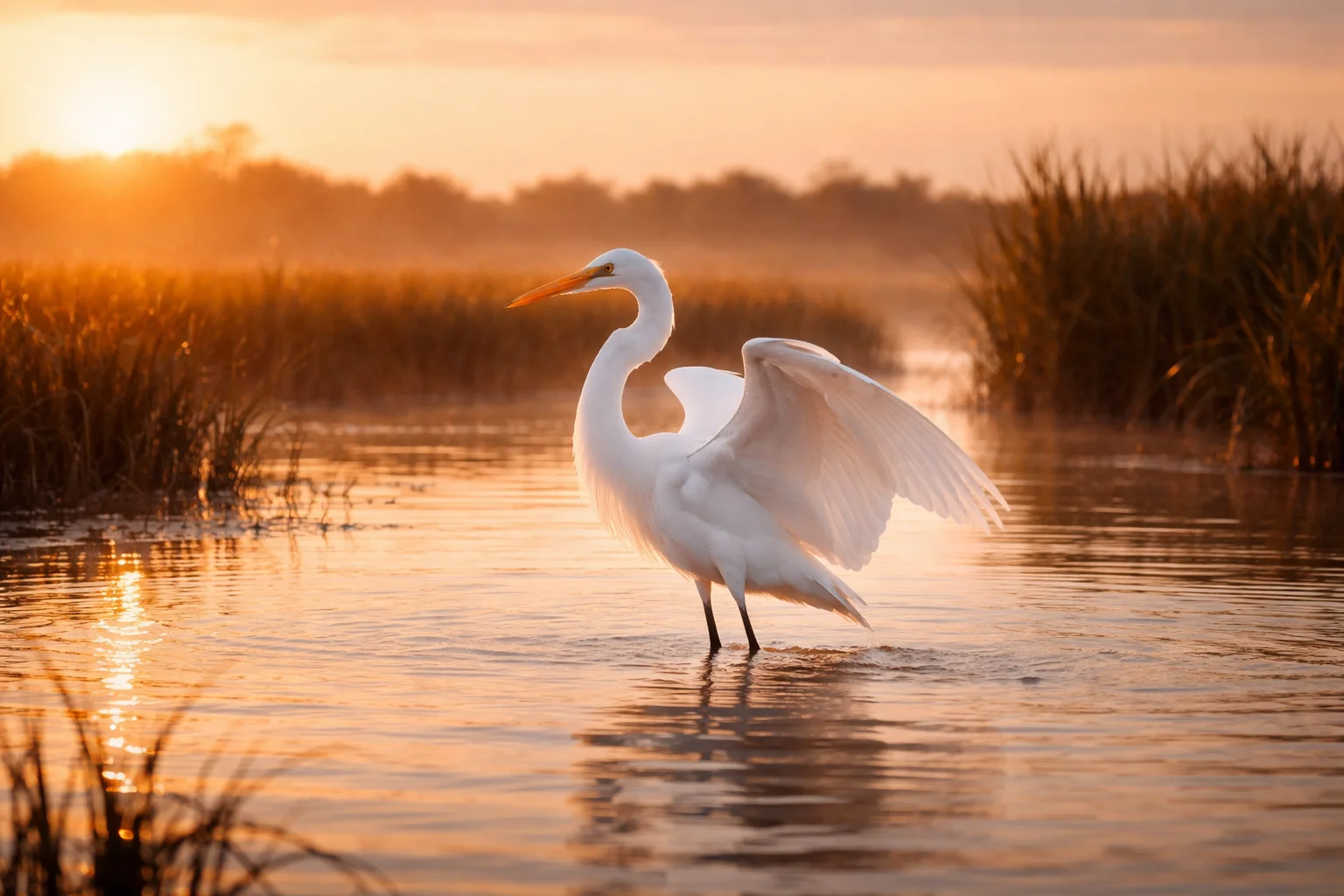 Great White Egret Symbolism and Meanings