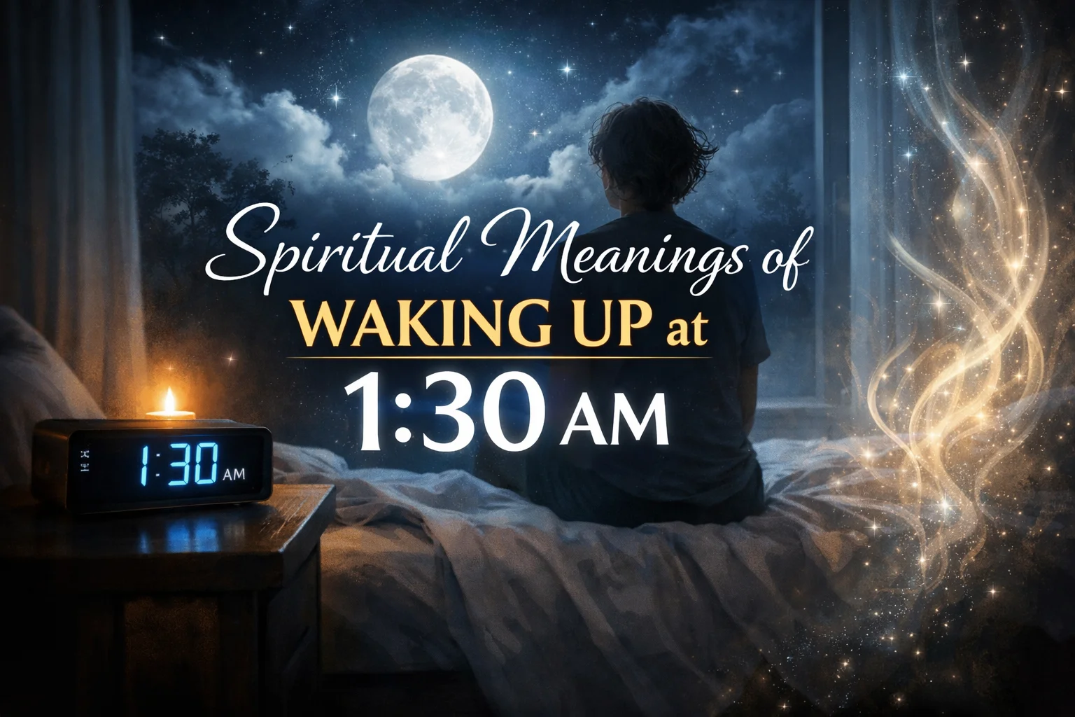 Spiritual Meanings of Waking Up at 1:30 AM