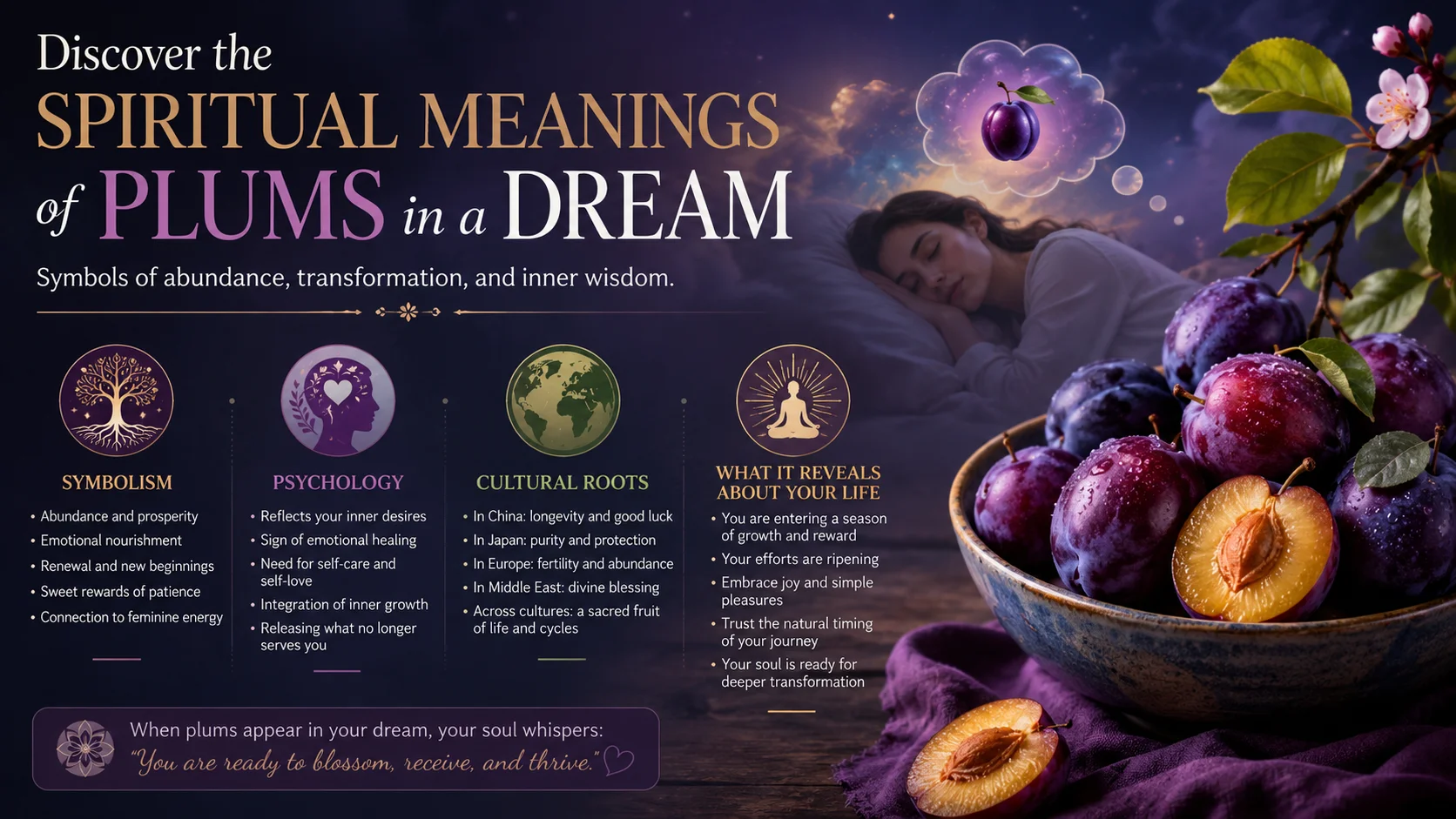 Spiritual Meanings of Plums in a Dream: Hidden Symbolism Explained