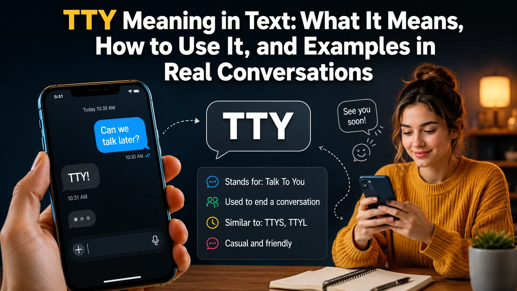 TTY Meaning in Text